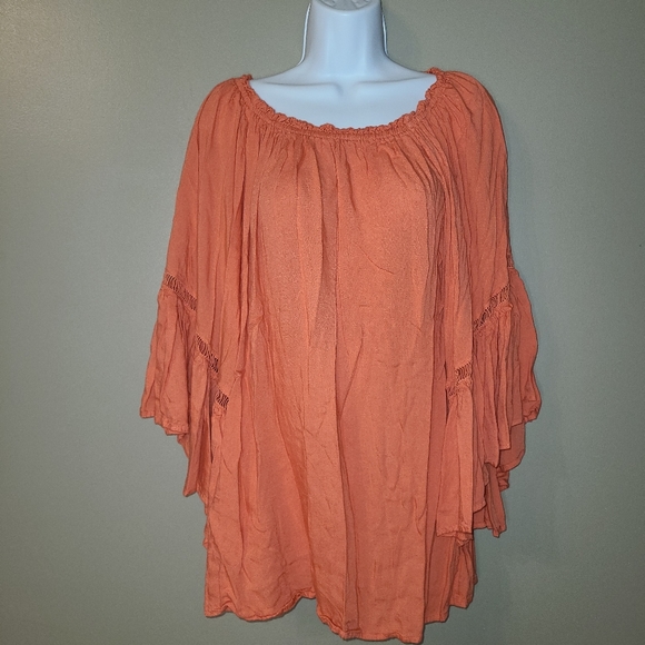 Elan Tops - 2/$30🔥Elan Bell Sleeved Boho Tunic
